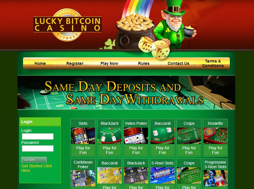 Lucky Bitcoin Casino1