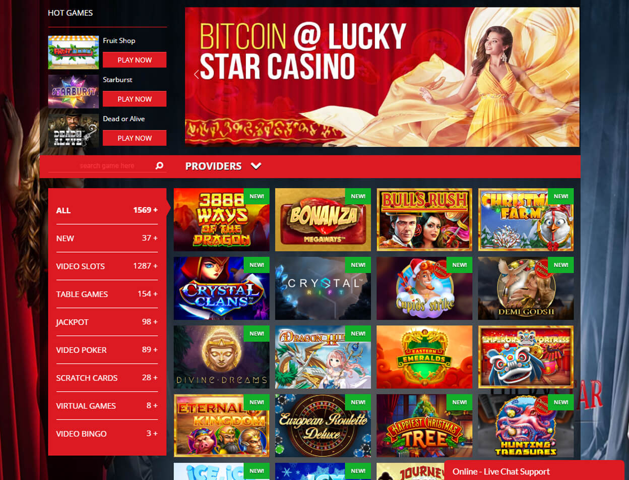 LuckyStar Casino Screenshot 2