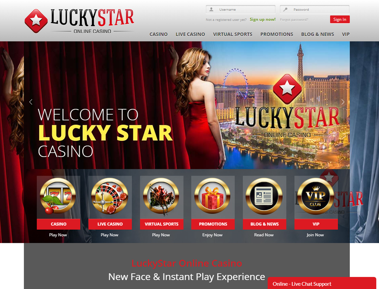 LuckyStar Casino Screenshot 3