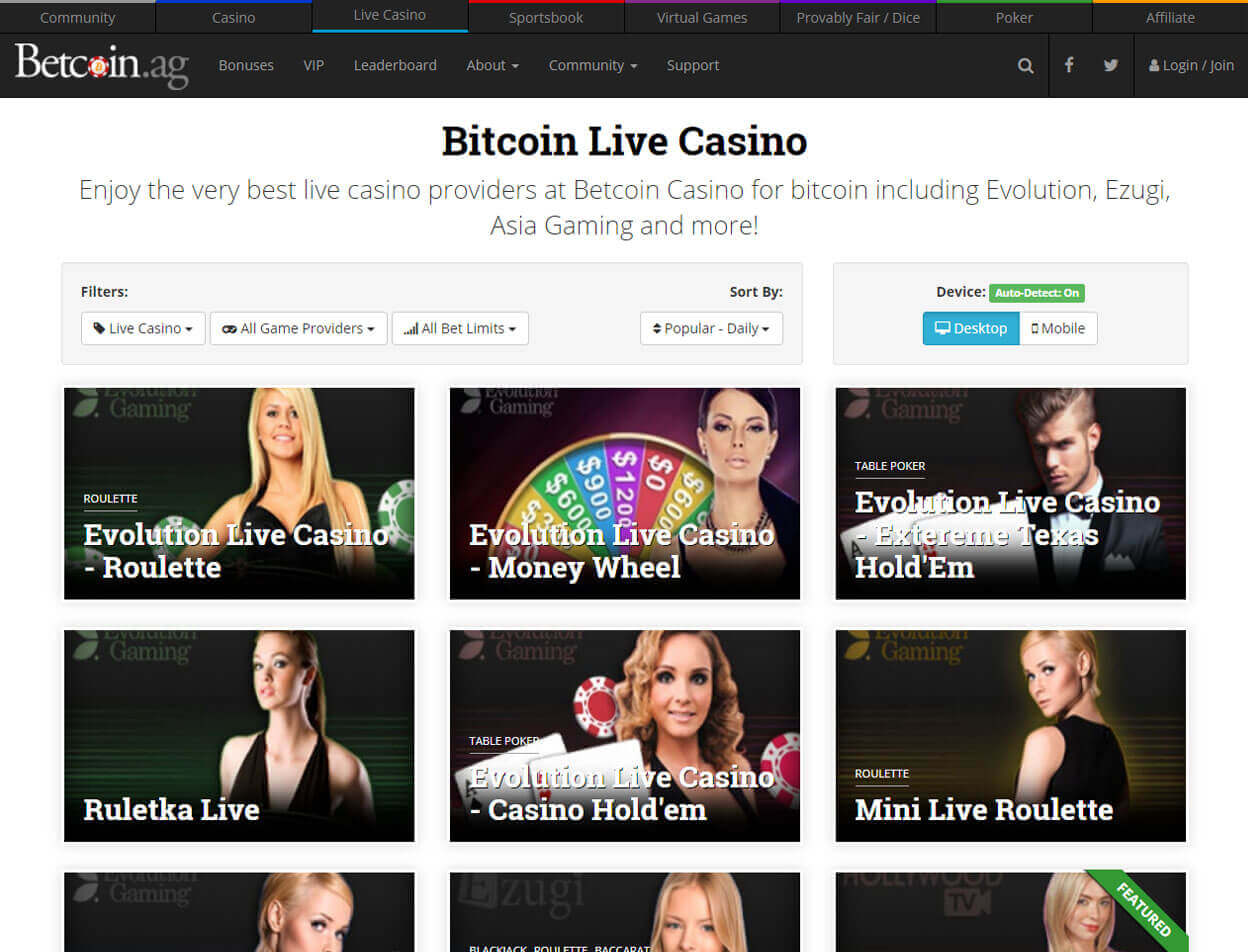 Betcoin.ag Casino Screenshot 3