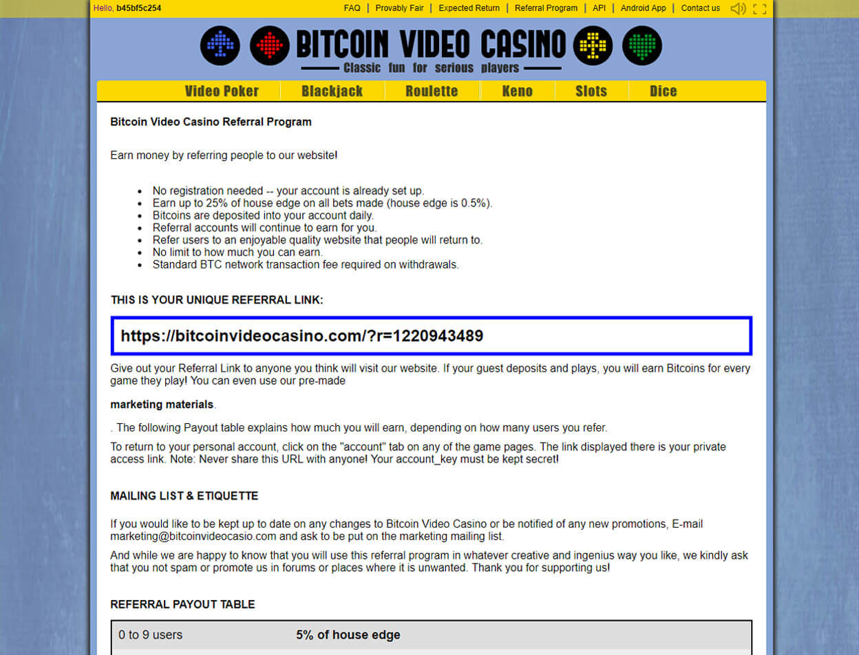 Bitcoin Video Casino Screenshot 4