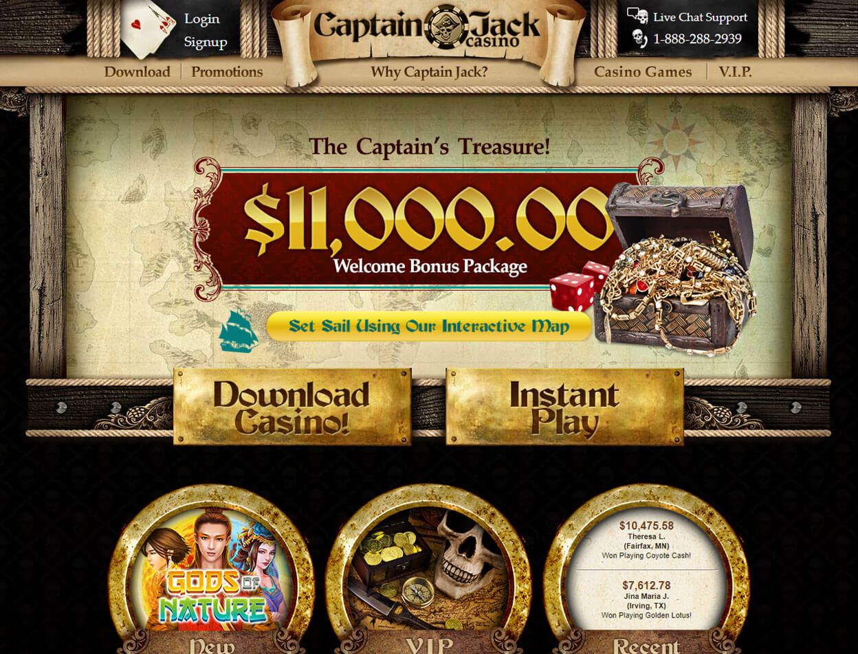 Captain Jack Casino Screenshot 1