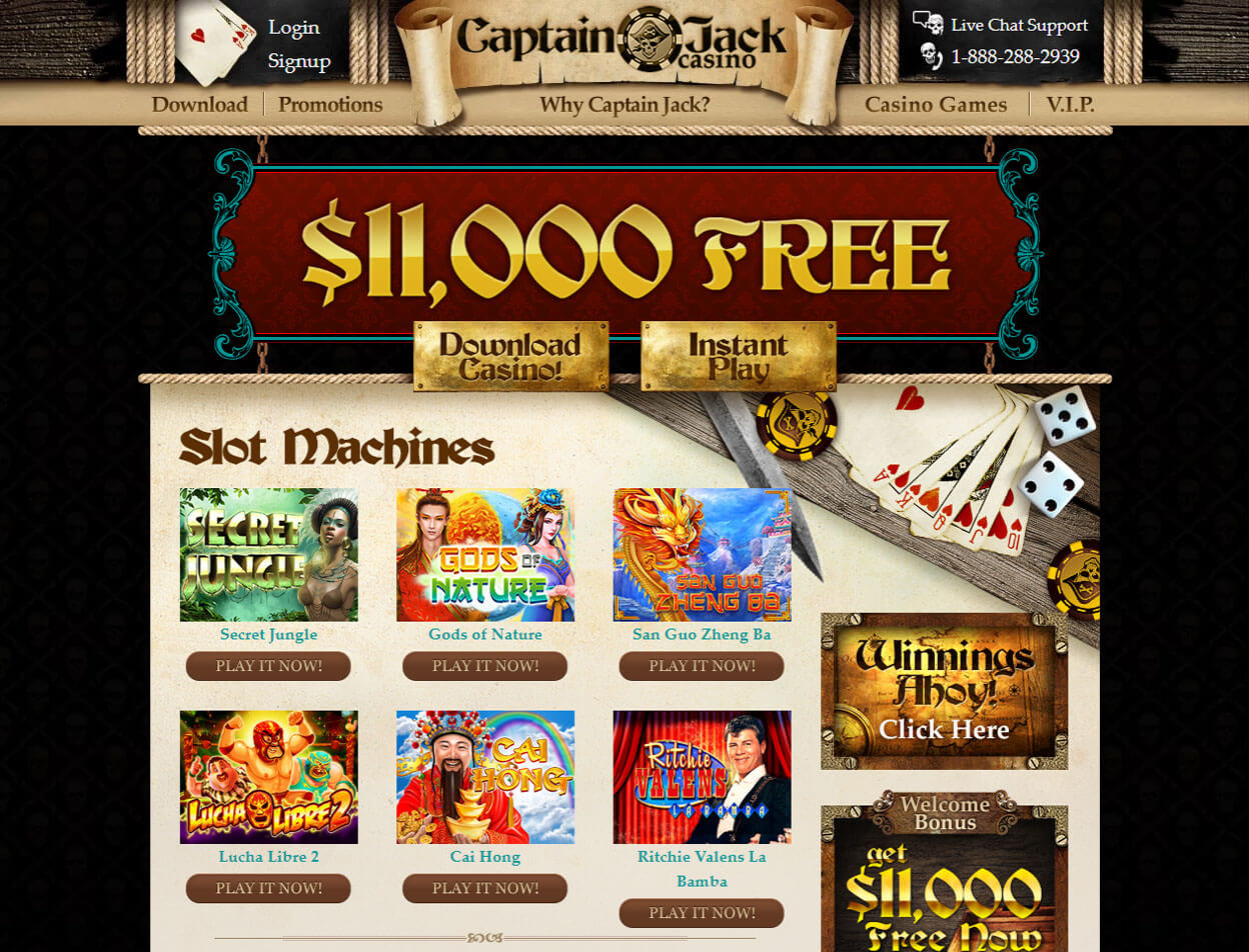 Captain Jack Casino Screenshot 3