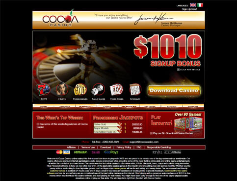 Cocoa Casino Screenshot 1