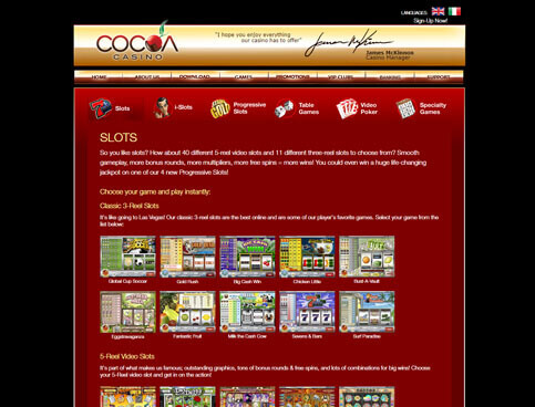 Cocoa Casino Screenshot 2