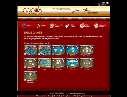 Cocoa Casino Screenshot 3