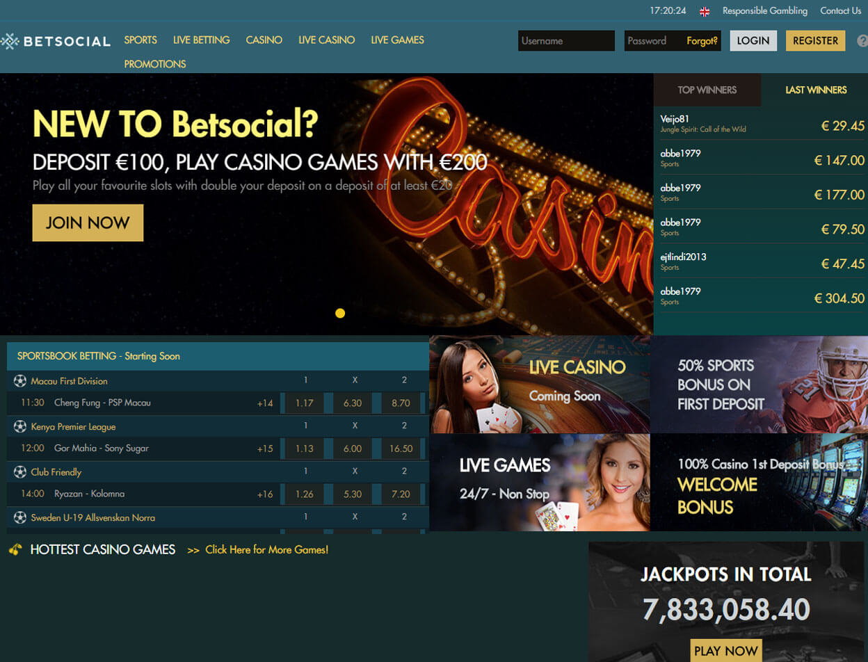 Betsocial Casino Screenshot 2