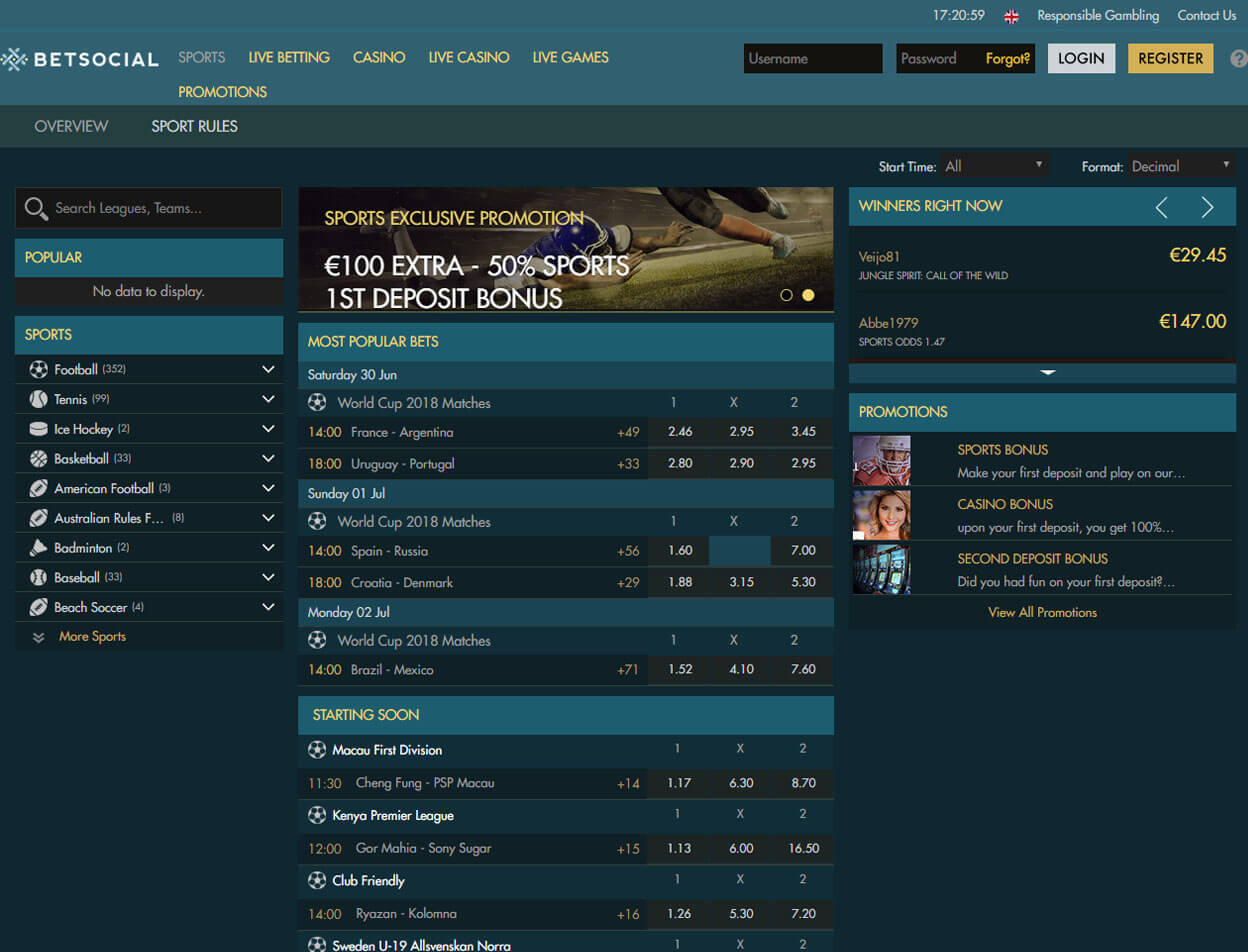 Betsocial Casino Screenshot 3