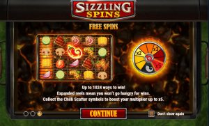 Sizzling Spins Screenshot 3