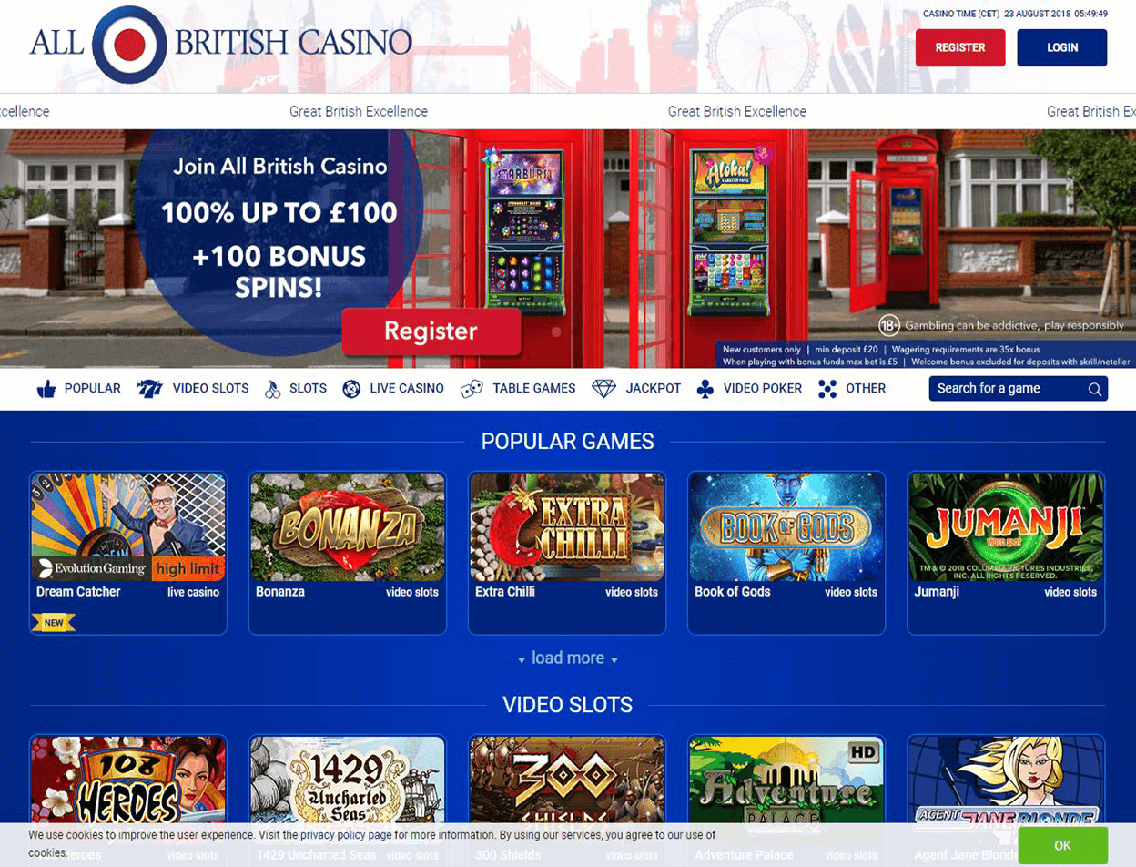 All British Casino Screenshot 1