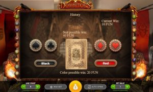 Domnitors gamble feature