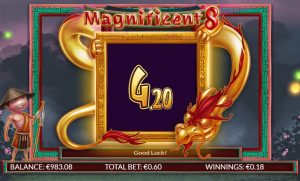 Magnificent 8 slot bonus