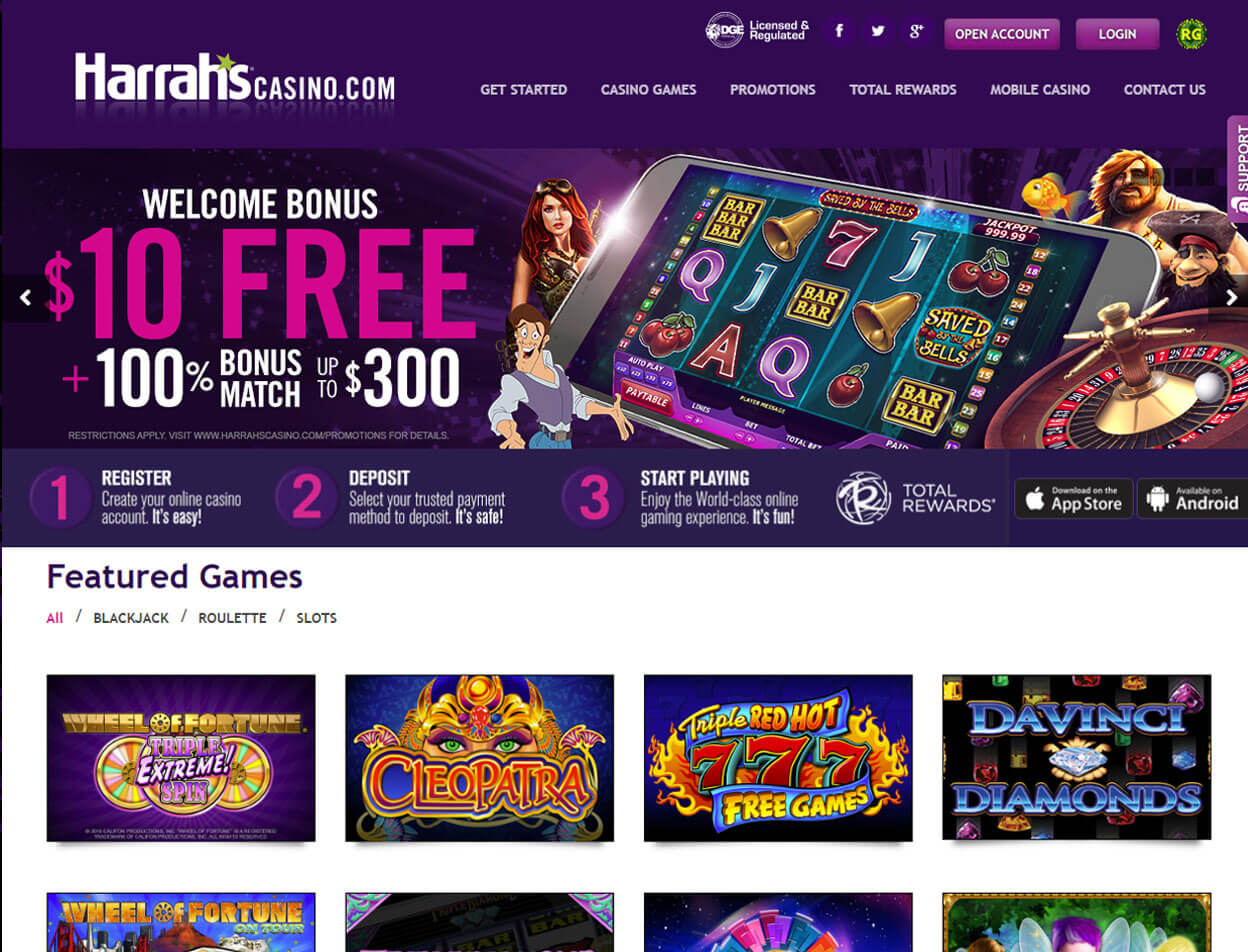 Harrah’s Casino Screenshot 1