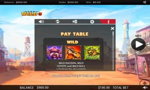 The Wild 3 - Paytable