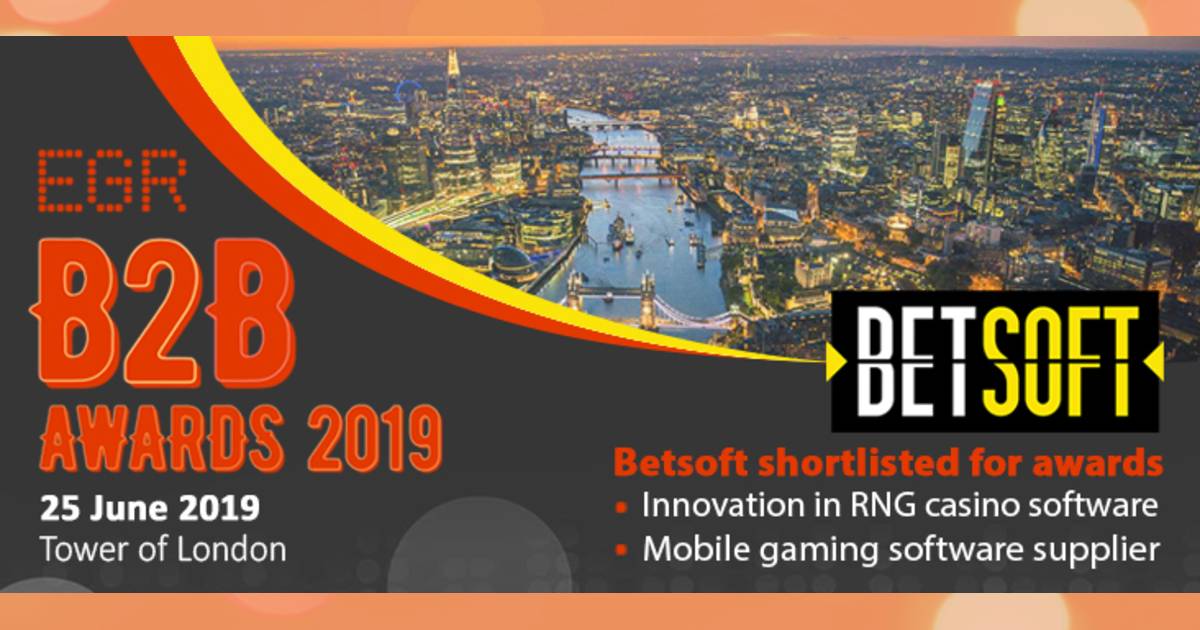 Betsoft Gaming Shortlisted in 2 Cornerstone Categories at 2019 EGR B2B Awards