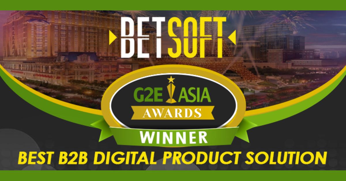 Betsoft Gaming Underlines Another Year of Achievement with G2E Asia 2019 Award Win
